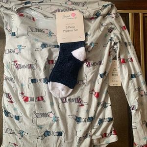 NWT 3-piece Holiday PJ set